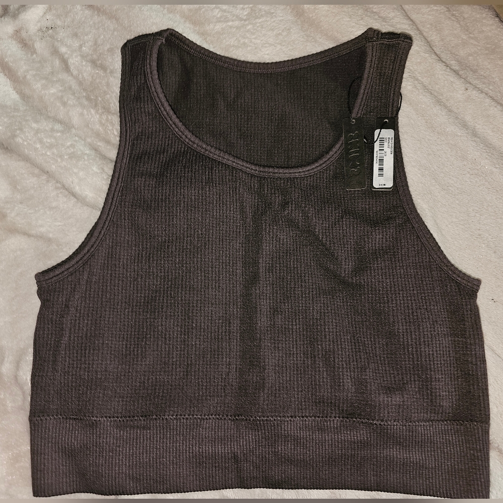 Skims rib high neck bra